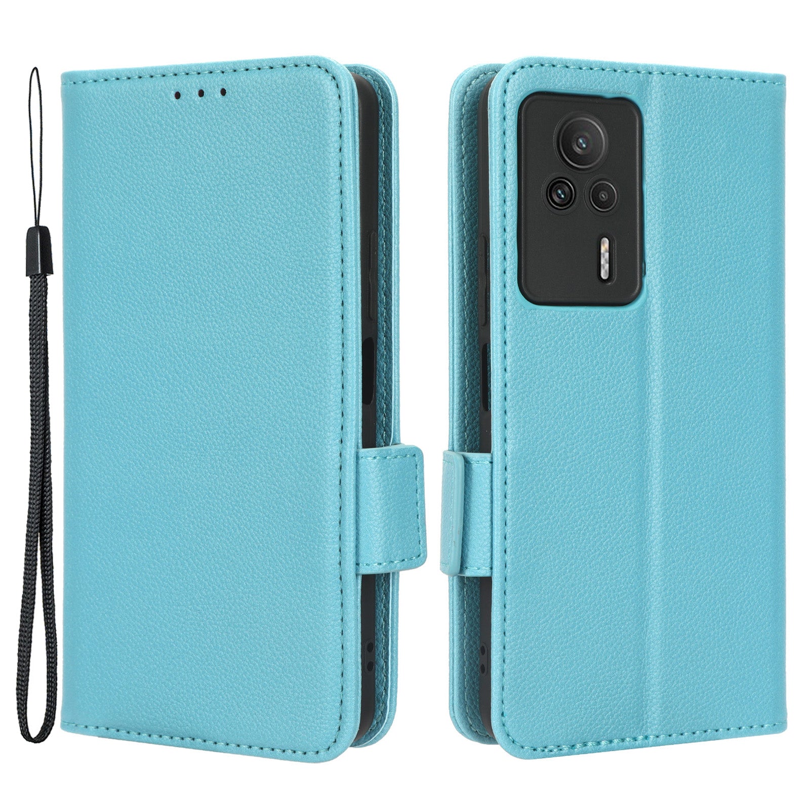 For Xiaomi Redmi K60E 5G Anti-Scratch Litchi Texture Phone Case PU Leather TPU Wallet Stand Phone Cover For Xiaomi Redmi K60E 5G Anti-Scratch Litchi Texture Phone Case PU Leather TPU Wallet Stand Phone Cover